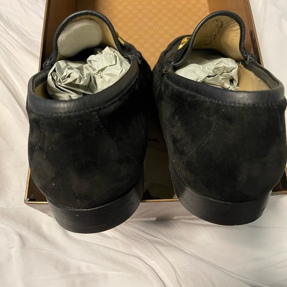 Gucci Black Velvet GG Horsebit Loafer Size US 12 MENS - Picture 5 of 5